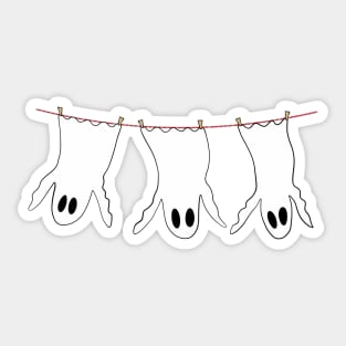 The ghosts of Halloween past Sticker